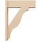 Ekena Millwork 7 1/2-in W x 24-in D x 32-in H Funston Block Rough Cedar Woodgrain TimberThane Outlooker, Primed Tan OUTUR075X24X32FST44RCPR - alternate 4